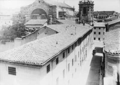 Vista exterior de la cárcel de mujeres de la calle Quiñones, 1934. ARCM. Fondo Santos Yubero. Sig. 42.387.