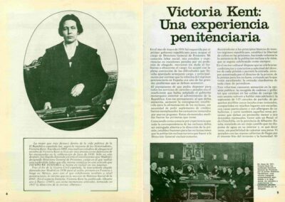 "Una experiencia penitenciaria", de Victoria Kent (1976). En Tiempo de Historia, Año II, 17, pp. 4.